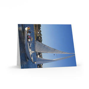 Sail & Sea Note Cards: All Occasion Nautical Inspired Greeting Cards with Envelopes Included (8 pcs)
