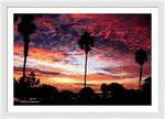 Load image into Gallery viewer, Palm Sunset - Bpa 1003 - Framed Print
