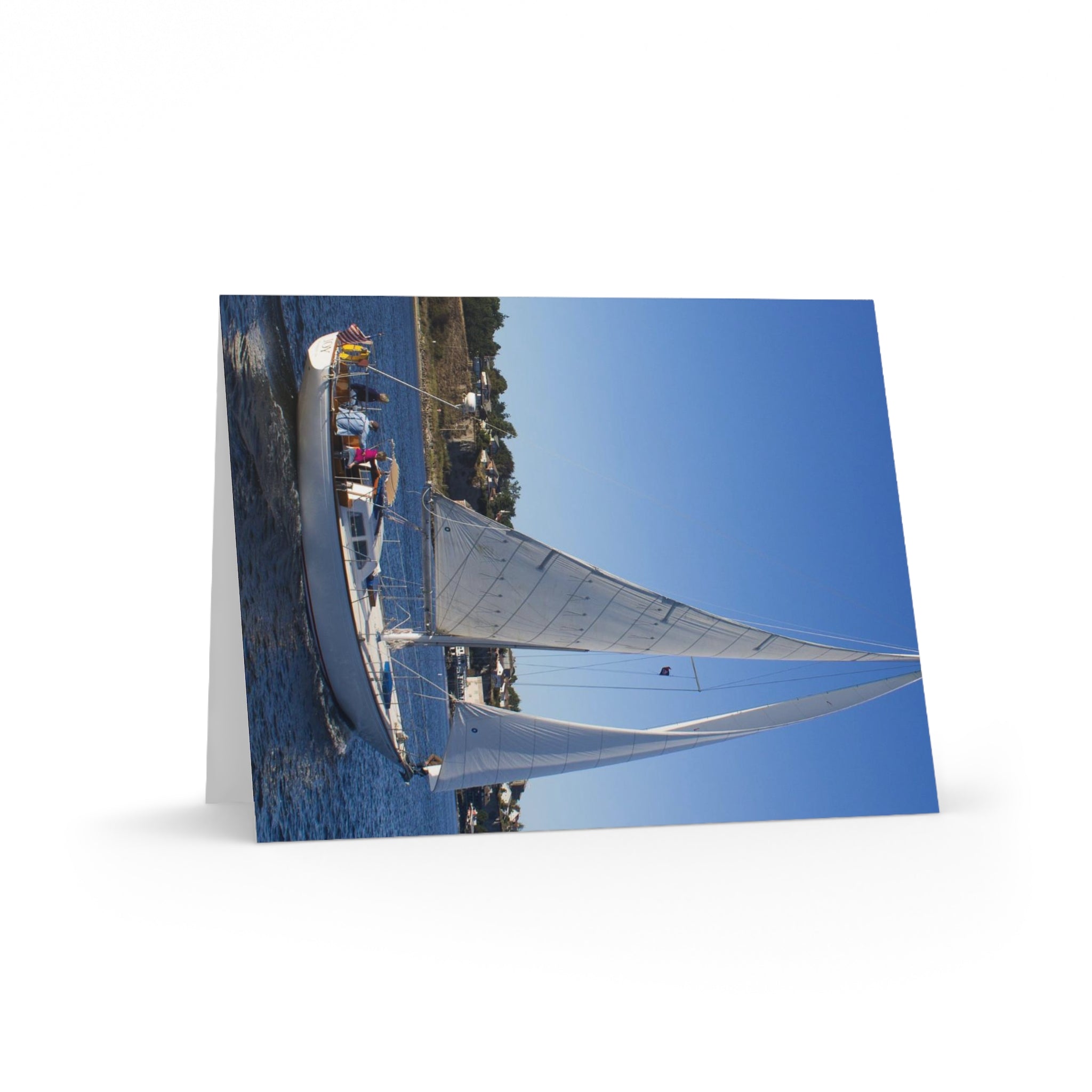 Sail & Sea Note Cards: All Occasion Nautical Inspired Greeting Cards with Envelopes Included (8 pcs)