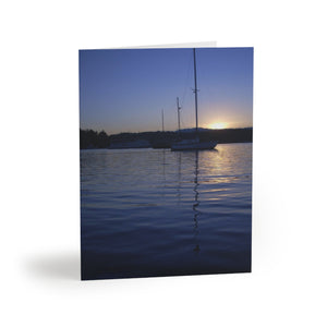 Sail & Sea Note Cards: (8 pack) All Occasion Nautical Inspired Greeting Cards with Envelopes Included